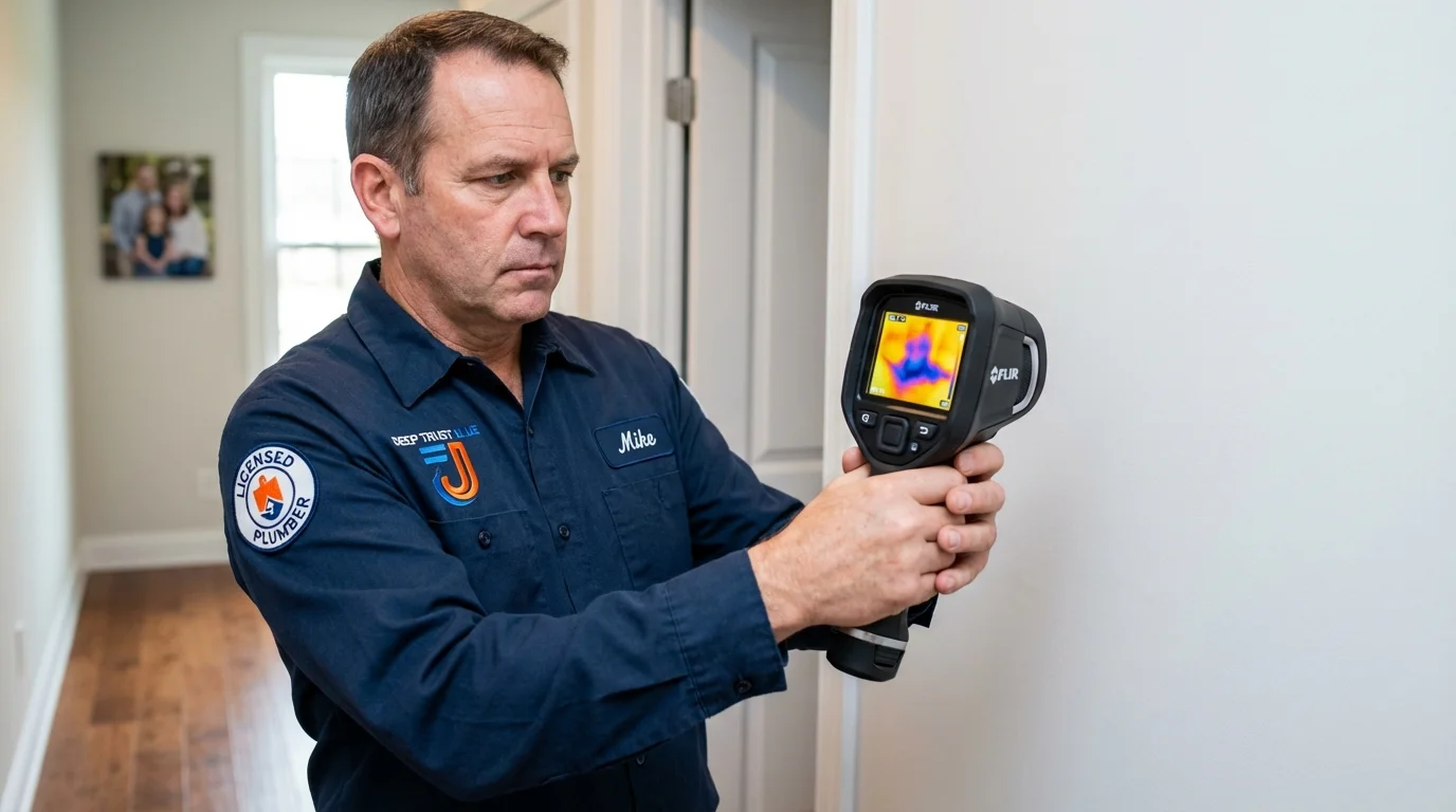 Thermal imaging leak detection by Johns Plumbing LLC in La Puente
